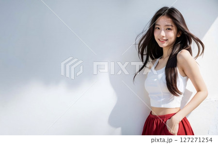 健康的な女性 127271254