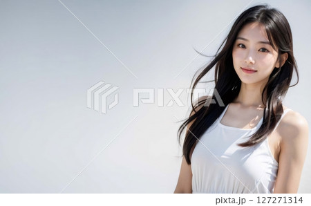 健康的な女性 127271314