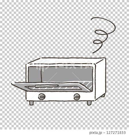 Illustration of a broken toaster 127271833