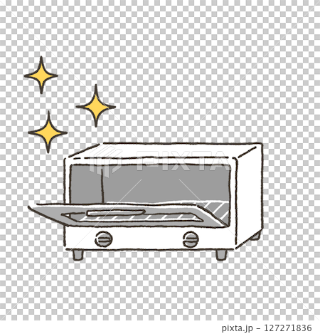 Clean toaster illustration Clean toaster illustration 127271836