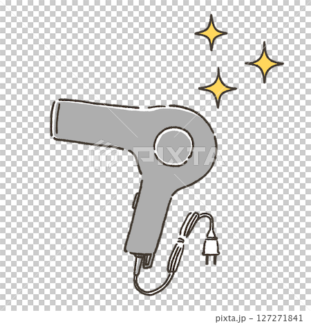 Clean hair dryer illustration Clean hair dryer illustration 127271841