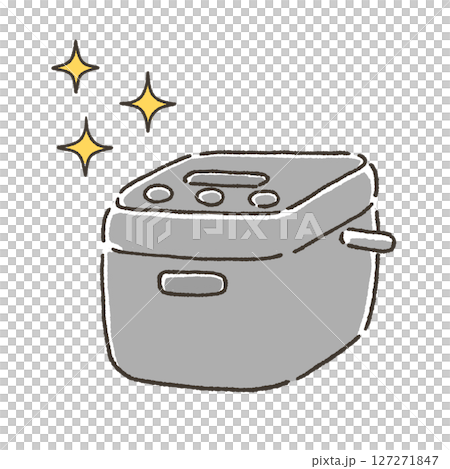 乾淨的電飯煲的插圖 127271847