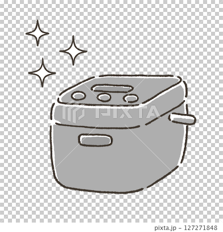 Illustration of a clean rice cooker 127271848