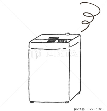 故障した洗濯機のイラスト 127271855
