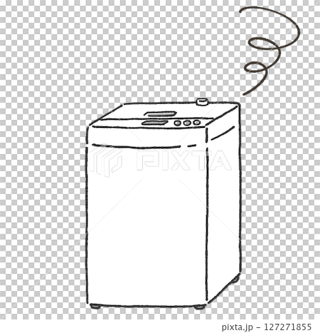 故障した洗濯機のイラスト 127271855