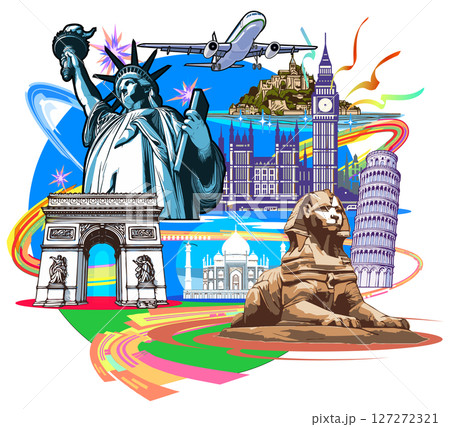 世界旅行のイメージ画像 127272321