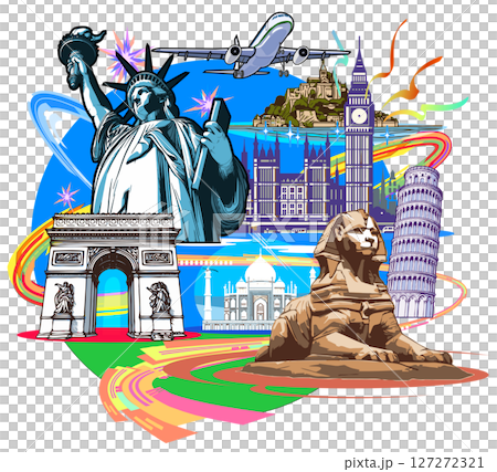 世界旅行のイメージ画像 127272321