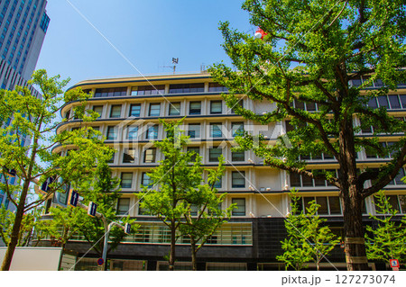 【大阪風景】御堂筋沿いのビル群(淀屋橋から心斎橋まで) 【大阪風景】御堂筋沿いのビル群(淀屋橋から心斎橋まで) 127273074