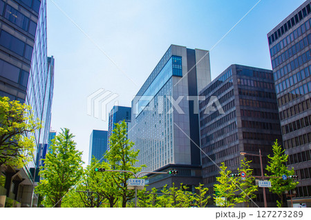 【大阪風景】御堂筋沿いのビル群(淀屋橋から心斎橋まで) 【大阪風景】御堂筋沿いのビル群(淀屋橋から心斎橋まで) 127273289