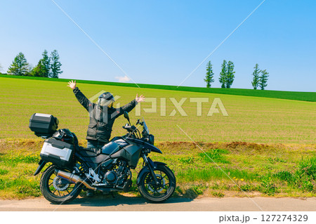 美瑛をバイクでツーリング 127274329