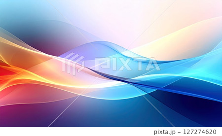 Gradient abstract background with transparent elements, creative wallpaper 127274620