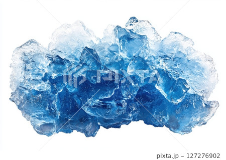 ice cubes on white background ice cubes on white background 127276902