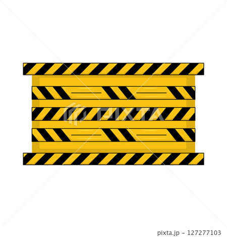 Illustration of Danger Line Illustration of Danger Line 127277103