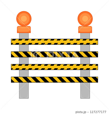 Illustration of Danger Line Illustration of Danger Line 127277177