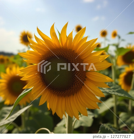 向日葵と青空 127277827