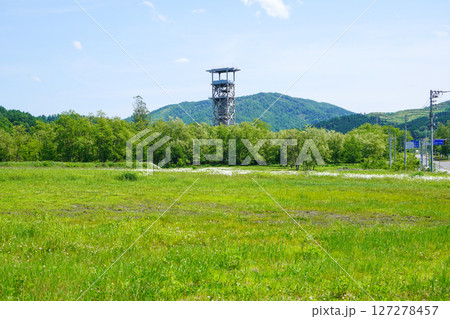 旧三井砂川炭鉱中央立坑櫓 127278457