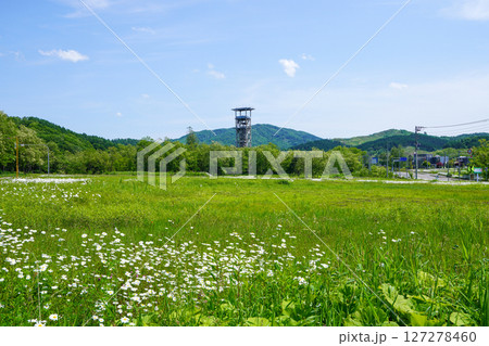 旧三井砂川炭鉱中央立坑櫓 127278460