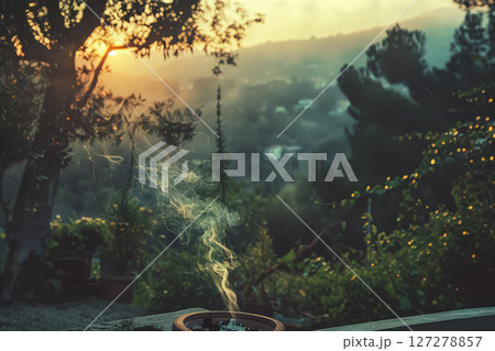 Cigarette butt is on the ground next to a body of water. Cigarette butt is on the ground next to a body of water. 127278857