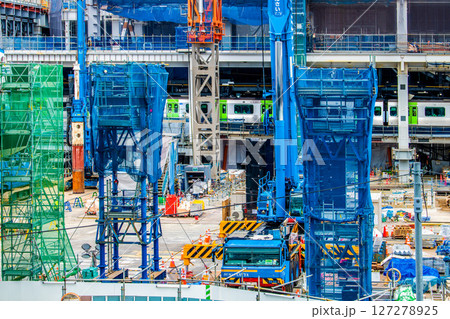 日本の東京都市景観 完全消滅…さよなら渋谷駅西口。解体で、山手線が一望だったが早くも構造物が＝14日 127278925