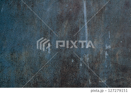 A blue and grey wall with a lot of texture A blue and grey wall with a lot of texture 127279151