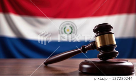 Paraguay court justice and national legal authority concept 127280244