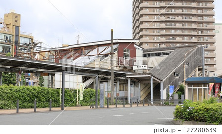 JR青梅線の東青梅駅の北口、エレベーターが設置 127280639