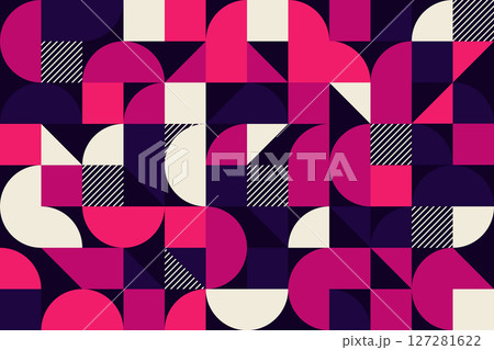 背景 幾何学 模様 カラフル 柄 背景 幾何学 模様 カラフル 柄 127281622