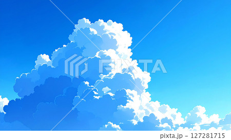青空 夏 入道雲 青空 夏 入道雲 127281715