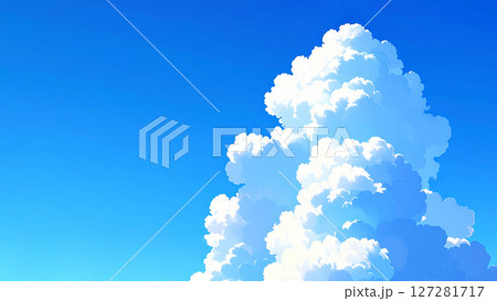 青空 夏 入道雲 青空 夏 入道雲 127281717