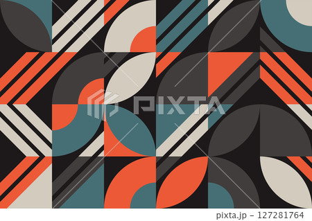 背景 幾何学 模様 カラフル 柄 背景 幾何学 模様 カラフル 柄 127281764