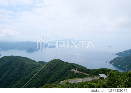 福井県_五湖テラスから西側風景4_2024年8月 127283075