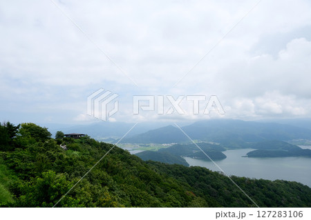福井県_五湖テラスから南東側風景2_2024年8月 福井県_五湖テラスから南東側風景2_2024年8月 127283106