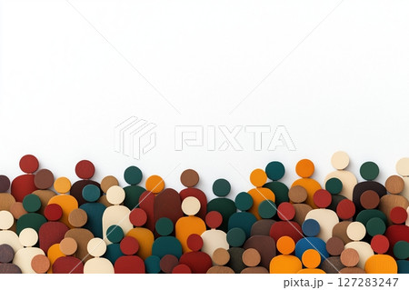 Diverse Group of People Representing Inclusion in a Connected Business Network 127283247