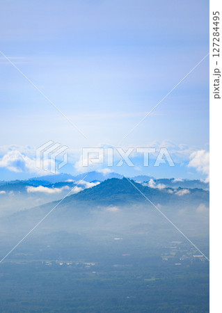 mountains under clouds 127284495
