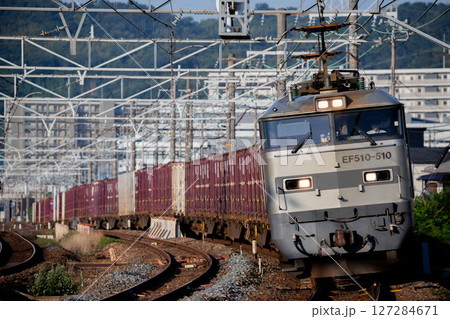 【JR西日本 東海道本線】EF510形+コキ 127284671