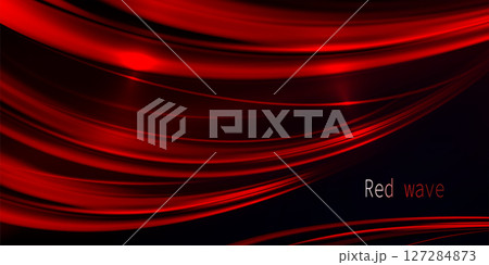 Exquisite red wavy background with bright glitter Exquisite red wavy background with bright glitter 127284873