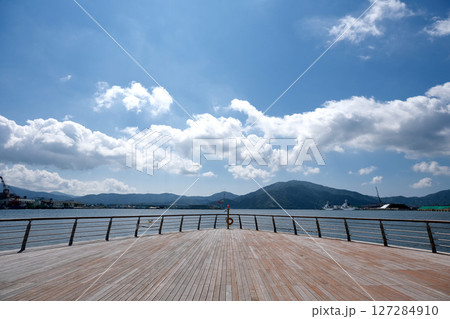 福井県敦賀市_金ヶ崎緑地ボードウォーク3_2024年8月 福井県敦賀市_金ヶ崎緑地ボードウォーク3_2024年8月 127284910