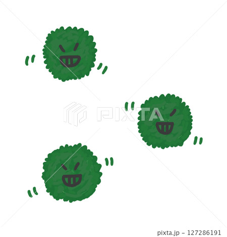 カビのイラスト カビのイラスト 127286191