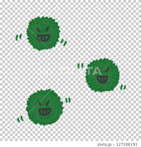 カビのイラスト カビのイラスト 127286191