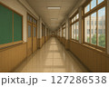 学校の廊下 127286538