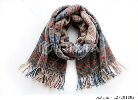 scarf isolated on white background 127291892