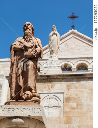 Sculpture of S.Hieronymus Church of the Holy Sepulch Sculpture of S.Hieronymus Church of the Holy Sepulch 127293022