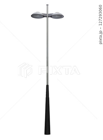 Street lamppost, isolated over white Street lamppost, isolated over white 127293060