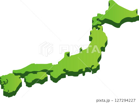 日本地図 日本地図 127294227