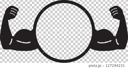 筋トレのイラスト 筋トレのイラスト 127294231