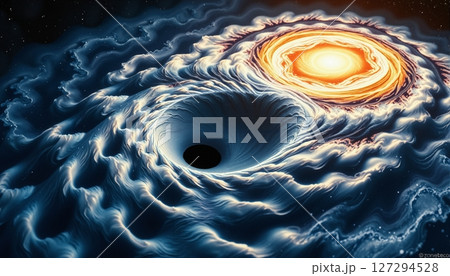 Cosmic Dance of Two Holes 127294528