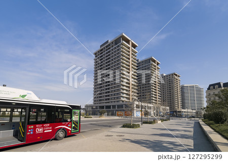 アゼルバイジャン・バクーの新興住宅地 / "Baku White City", Azerbaijan アゼルバイジャン・バクーの新興住宅地 / "Baku White City", Azerbaijan 127295299
