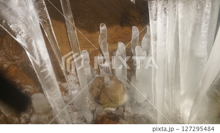 横谷峡の氷筍 横谷峡の氷筍 127295484