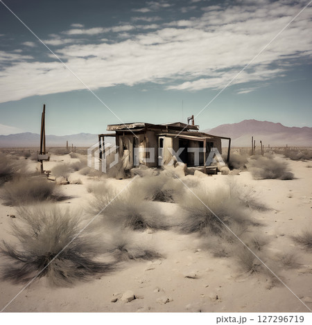 Deserted Shack in Harsh Wilderness Deserted Shack in Harsh Wilderness 127296719