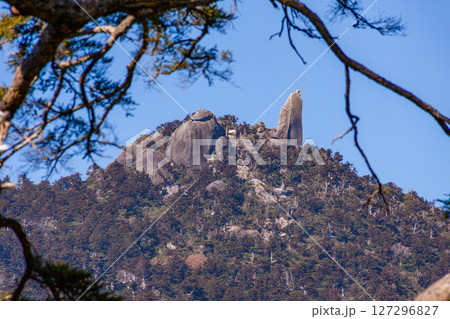 神が宿るオベリスク　世界自然遺産太忠岳　屋久島(冬 127296827